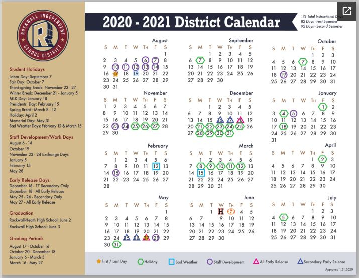 Rockwall Isd Calendar CountyCalendars net