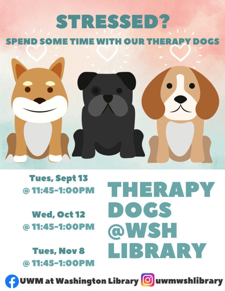 Therapy Dogs UWM Washington County