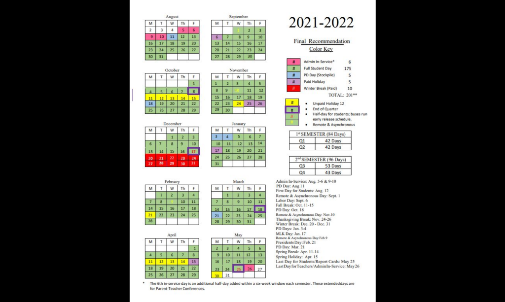 UPDATE Hamilton County School Board Approves School Calendar For 2021 