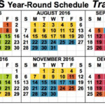 Wake County Public Schools Year Round Calendar 2016 2017 Camp Made