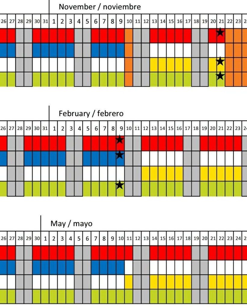 Wake County Track 4 Printable Calendar 2022 2023